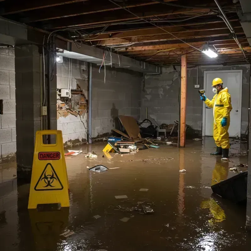 Flooded Basement Electrical Hazard in Buellton, CA Property